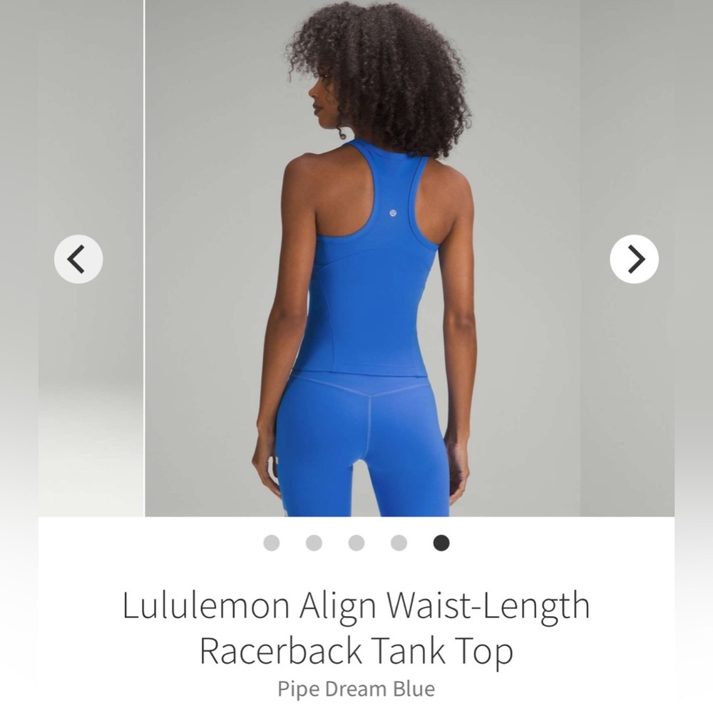 Lululemon Athletica Blue Racerback Tank Top - Picture 12 of 12